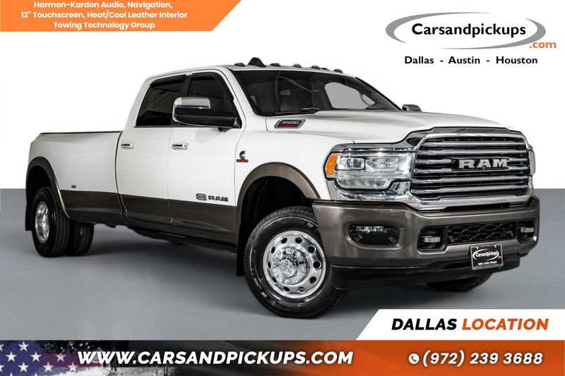 White 2020 RAM 3500 Pickup Truck Four-Wheel Drive 6-Speed Automatic