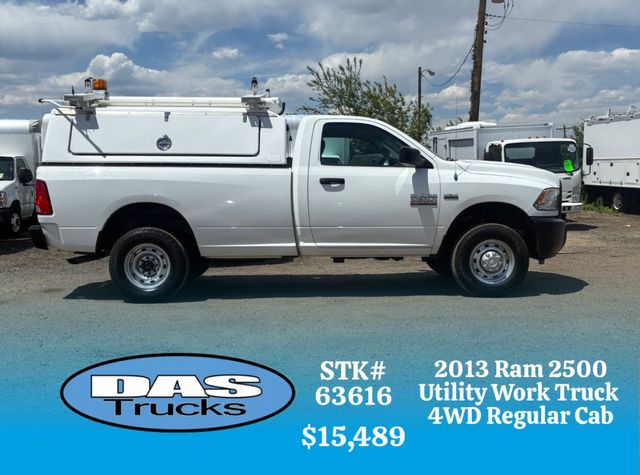 White 2013 RAM 2500 Tradesman 4WD Pickup Truck Four-Wheel Drive 6-Speed Automatic