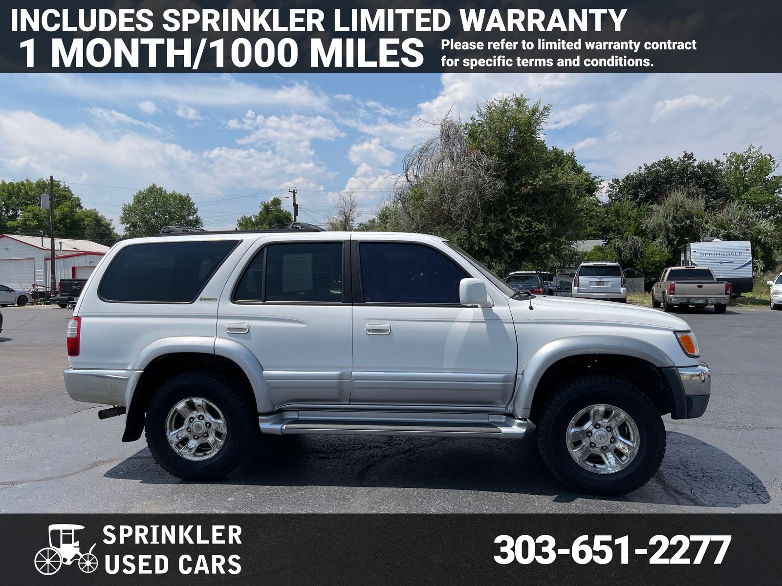 1998 Toyota 4Runner Limited Sprinkler Used Cars