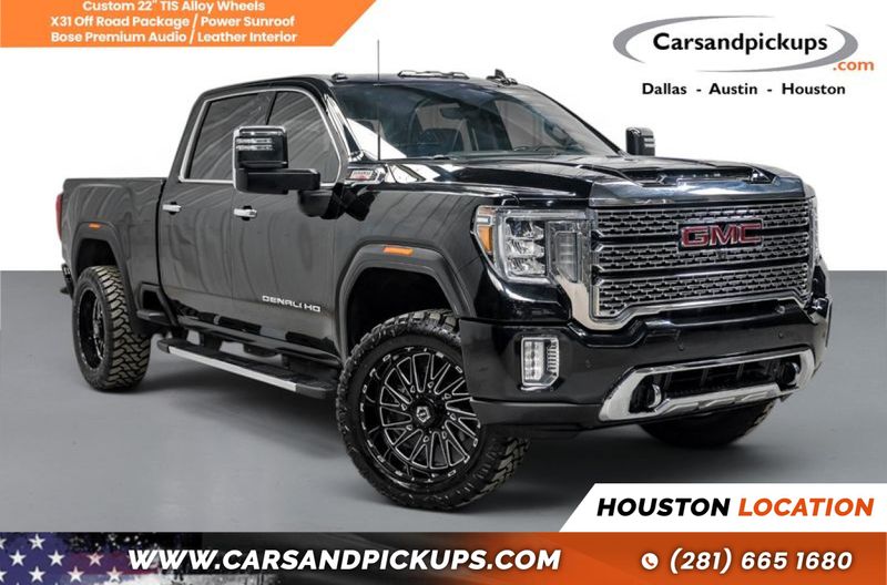 Black 2020 GMC Sierra 2500HD Pickup Truck Four-Wheel Drive Automatic