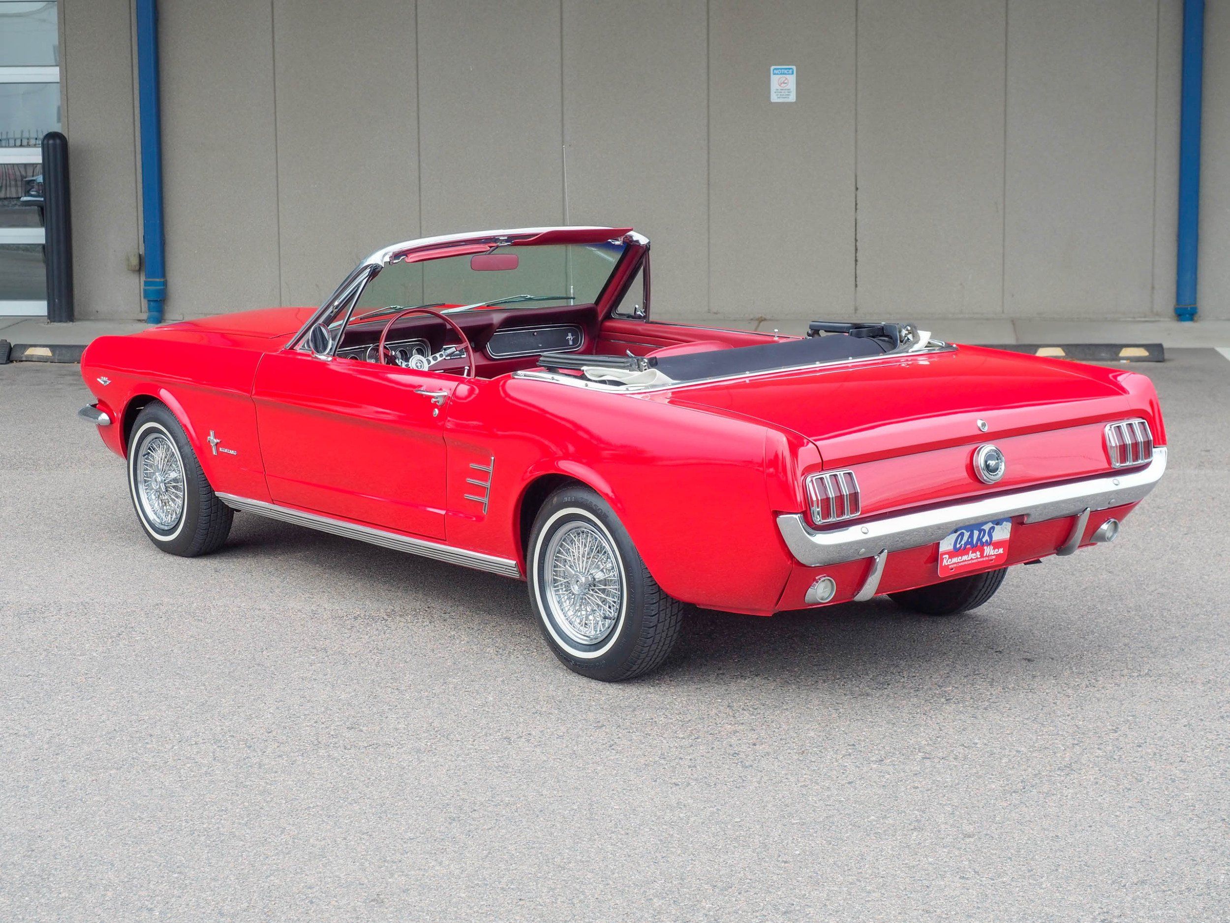 1966 Ford Mustang Red Convertible