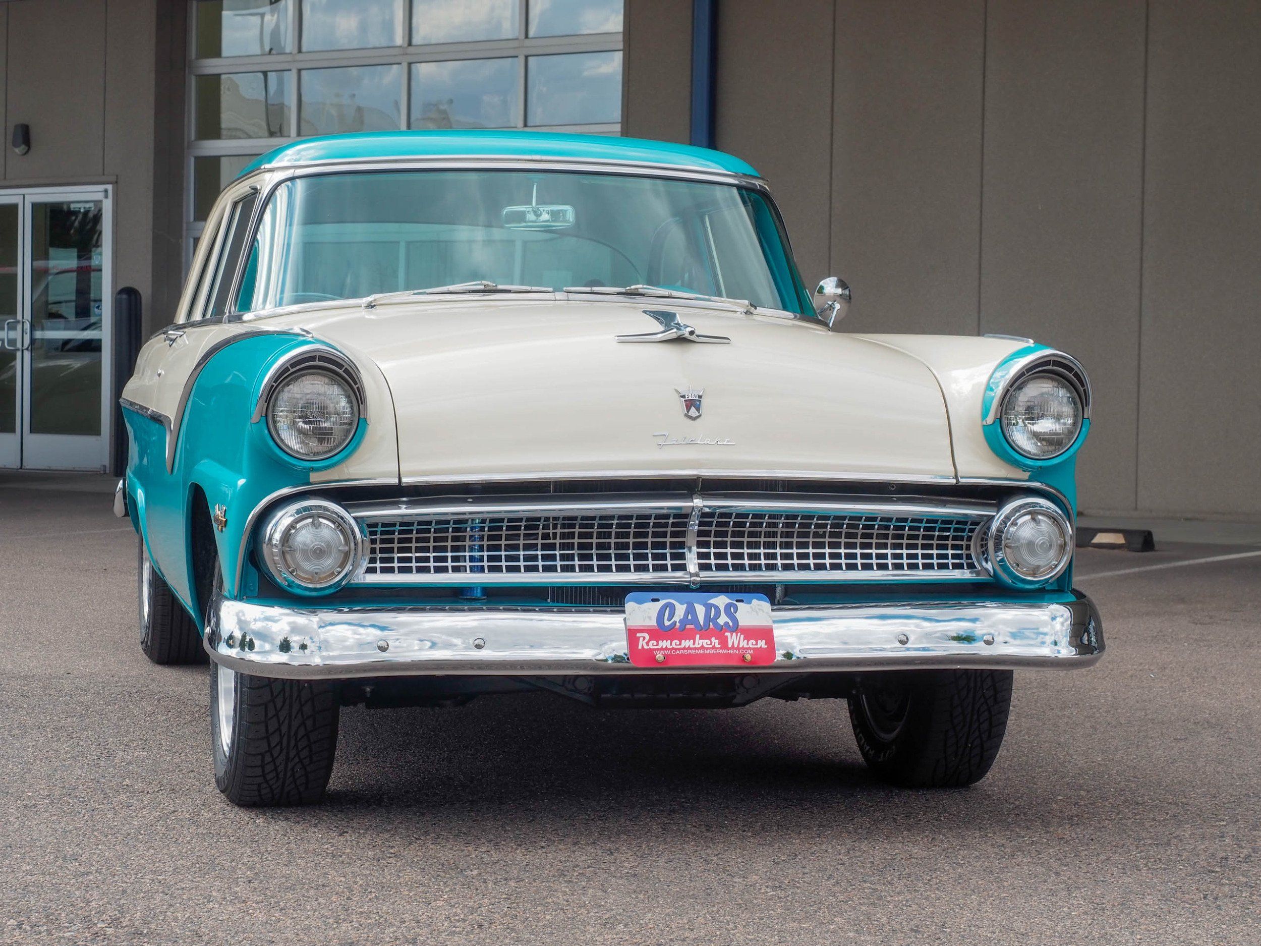 1955 Ford Fairlane Teal Coupe