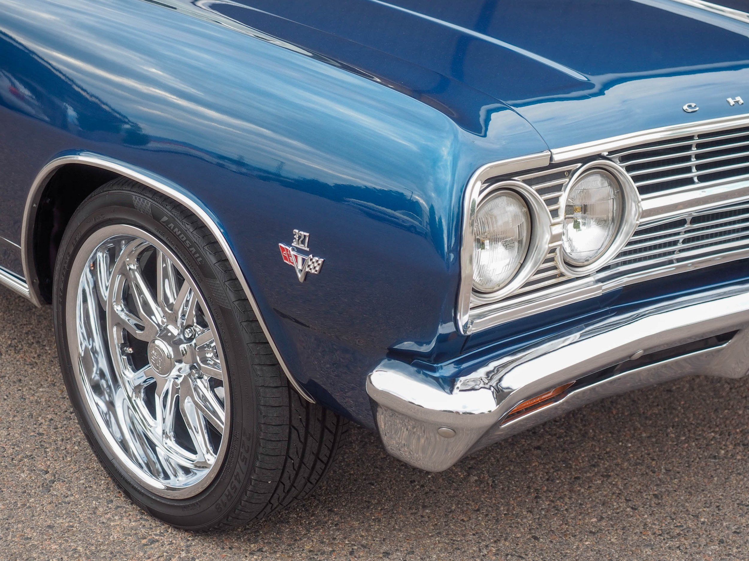 1965 Chevrolet El Camino Blue 