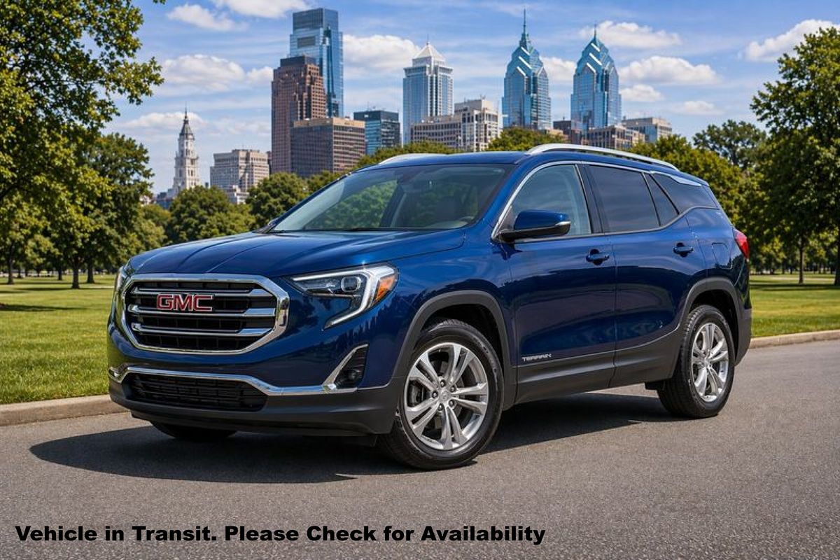 Blue 2019 GMC Terrain SLT SUV / Crossover Front-Wheel Drive 9-Speed Automatic