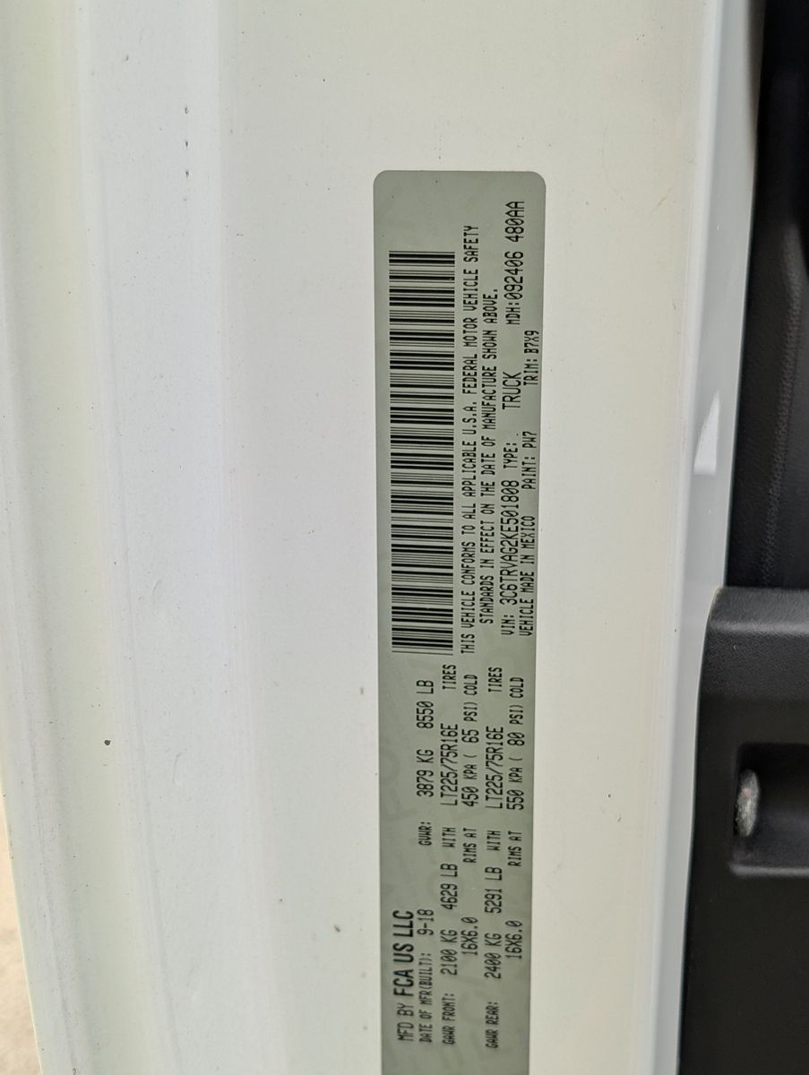 2019 Ram ProMaster 1500 23