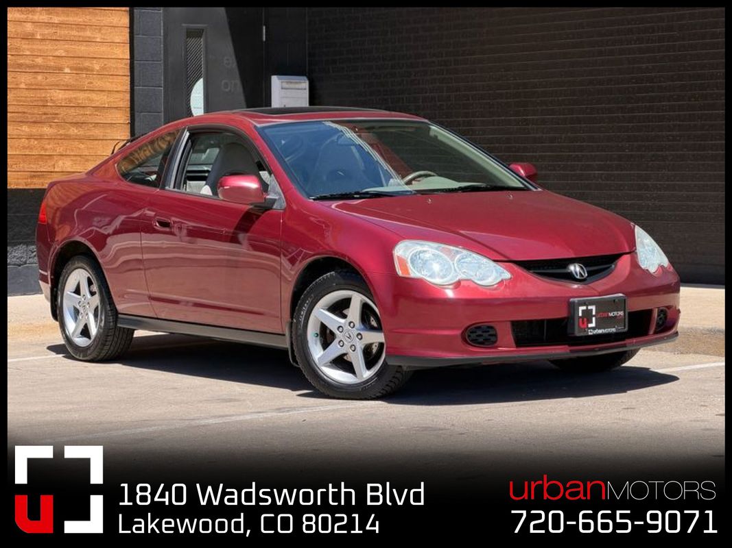 Red 2003 Acura RSX Coupe 5-Speed Manual