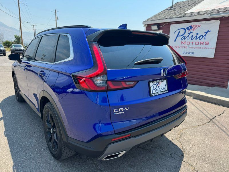 2023 Honda CR-V Hybrid Sport - Blue exterior view 3