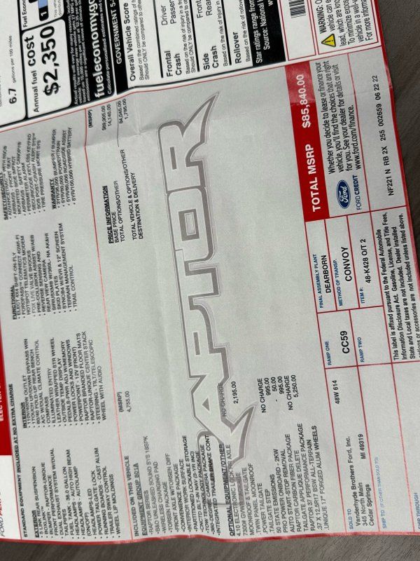 2022 Ford F-150 Raptor, photo 38
