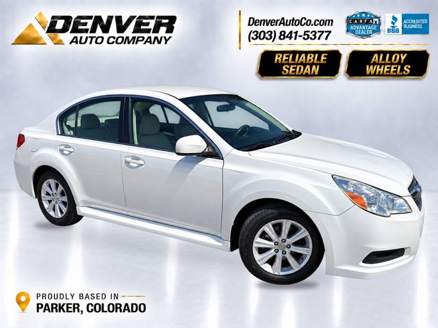 White 2011 Subaru Legacy Sedan All-Wheel Drive 6-Speed CVT