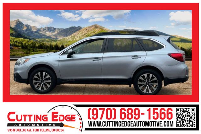 Silver 2017 Subaru Outback 2.5i Limited AWD Wagon All-Wheel Drive 6-Speed CVT