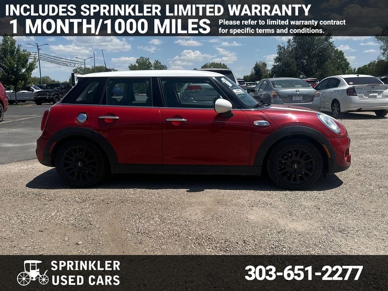 Red 2015 MINI Cooper Hatchback Front-Wheel Drive 6-Speed Manual