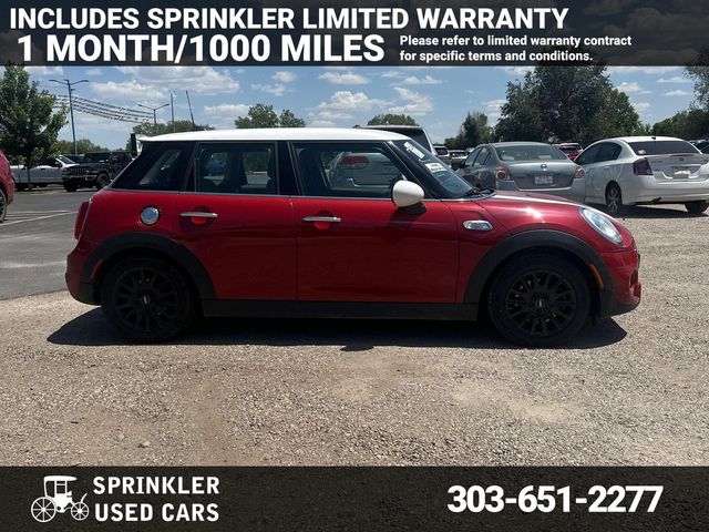 Red 2015 MINI Cooper Hatchback Front-Wheel Drive 6-Speed Manual