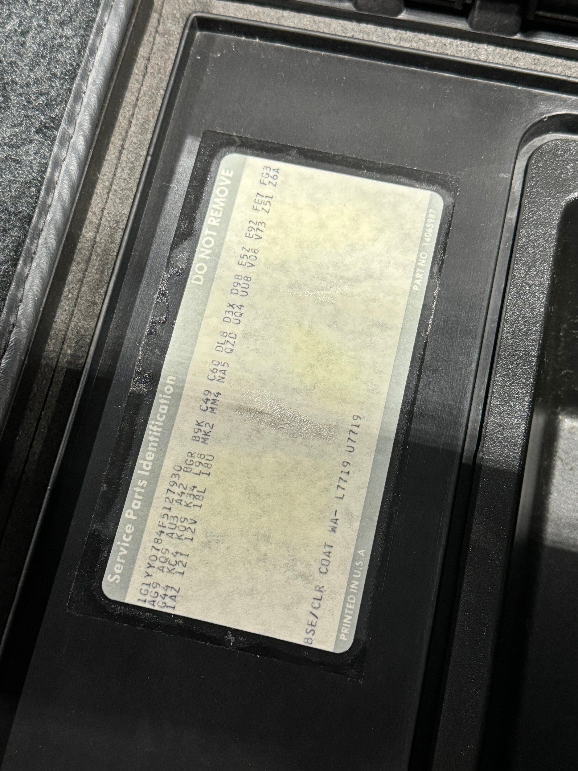 1985 Chevrolet Corvette Silver 