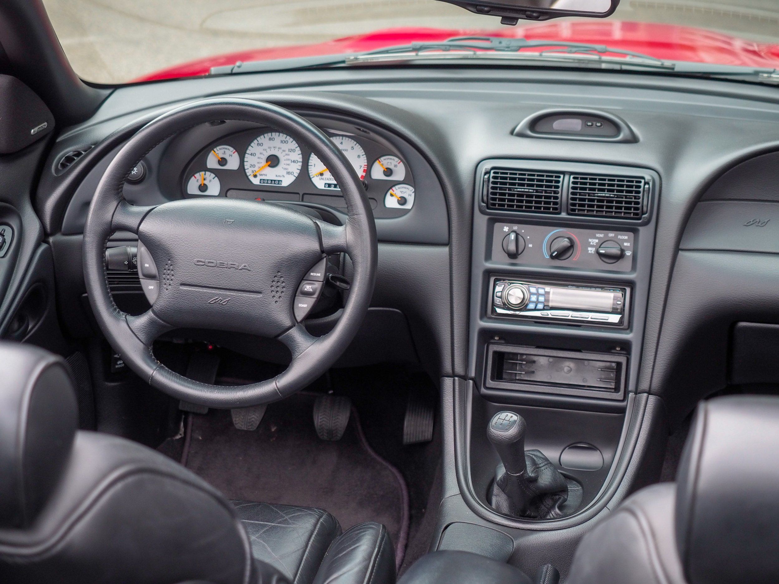 1997 Ford Mustang Red Cobra