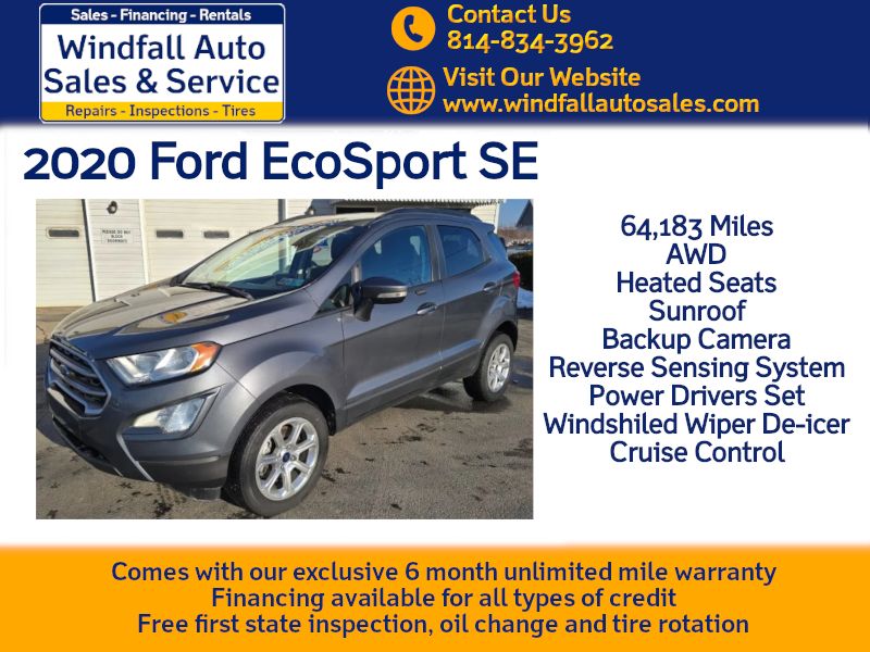 2020 Ford Ecosport SE