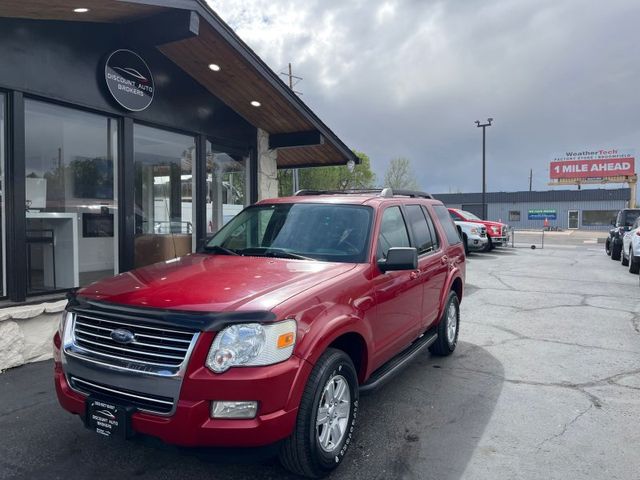 Red 2010 Ford Explorer XLT 4WD SUV / Crossover Four-Wheel Drive 5-Speed Automatic