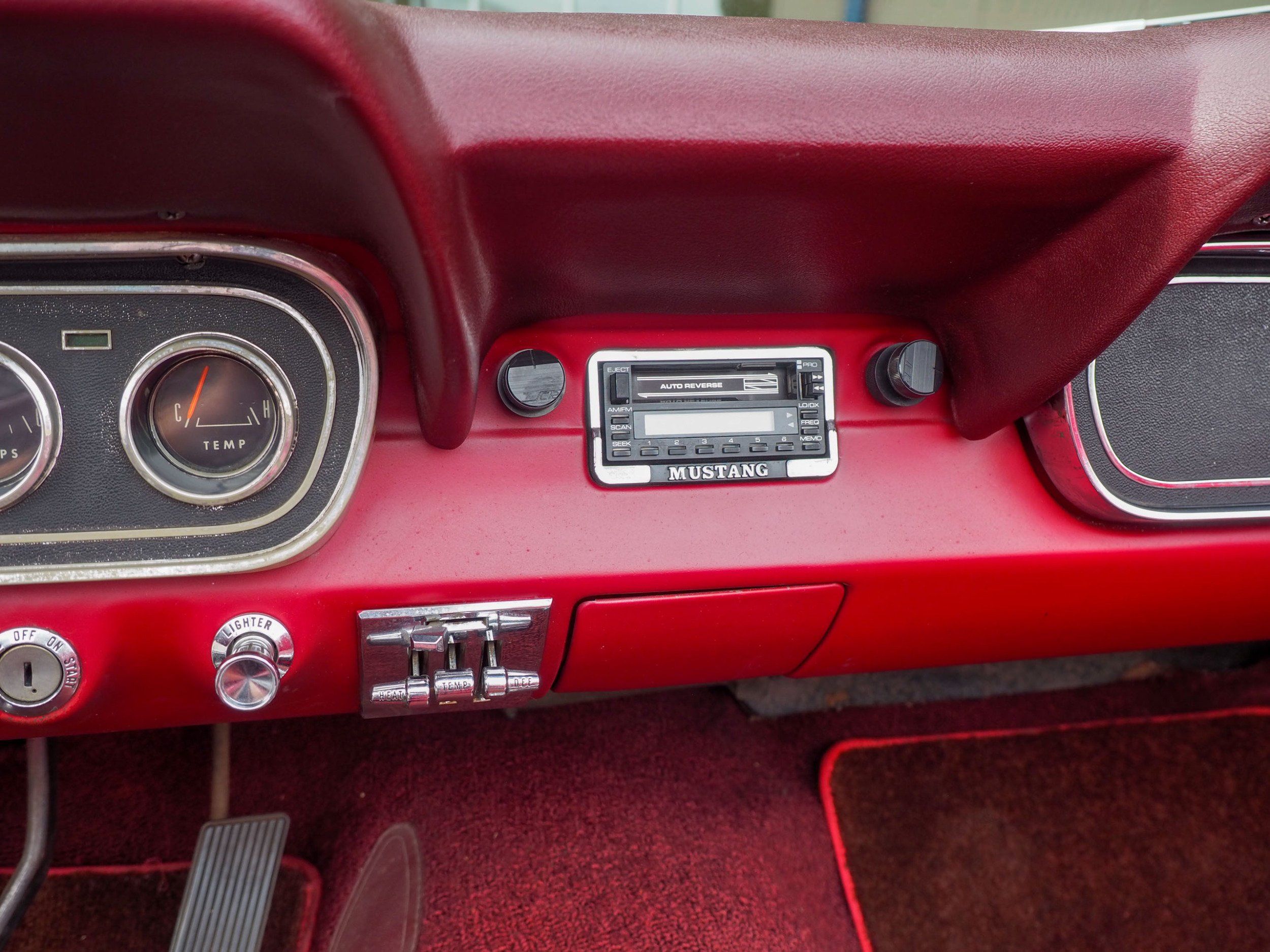 1966 Ford Mustang Red Convertible