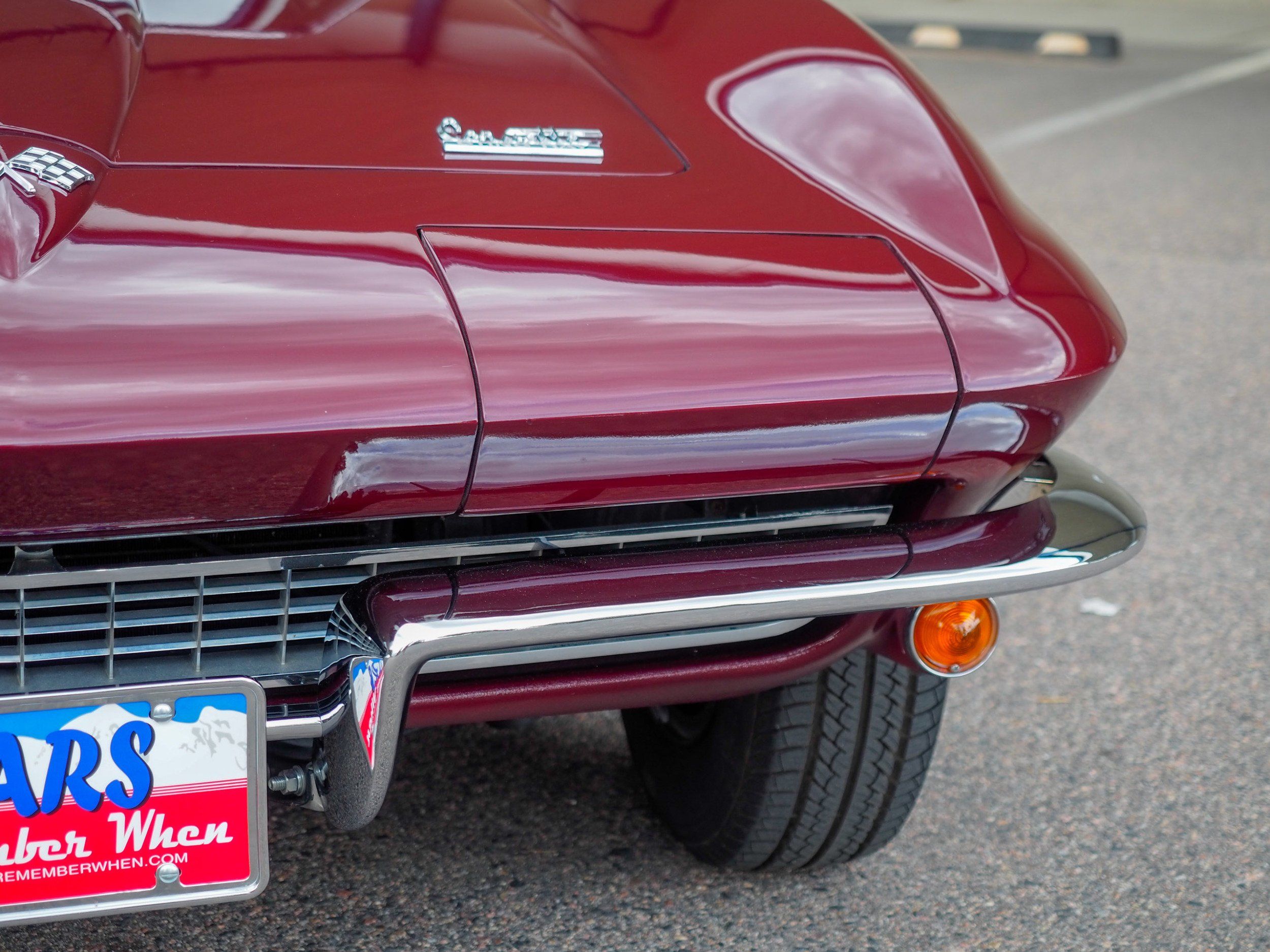 1966 Chevrolet Corvette Maroon Coupe