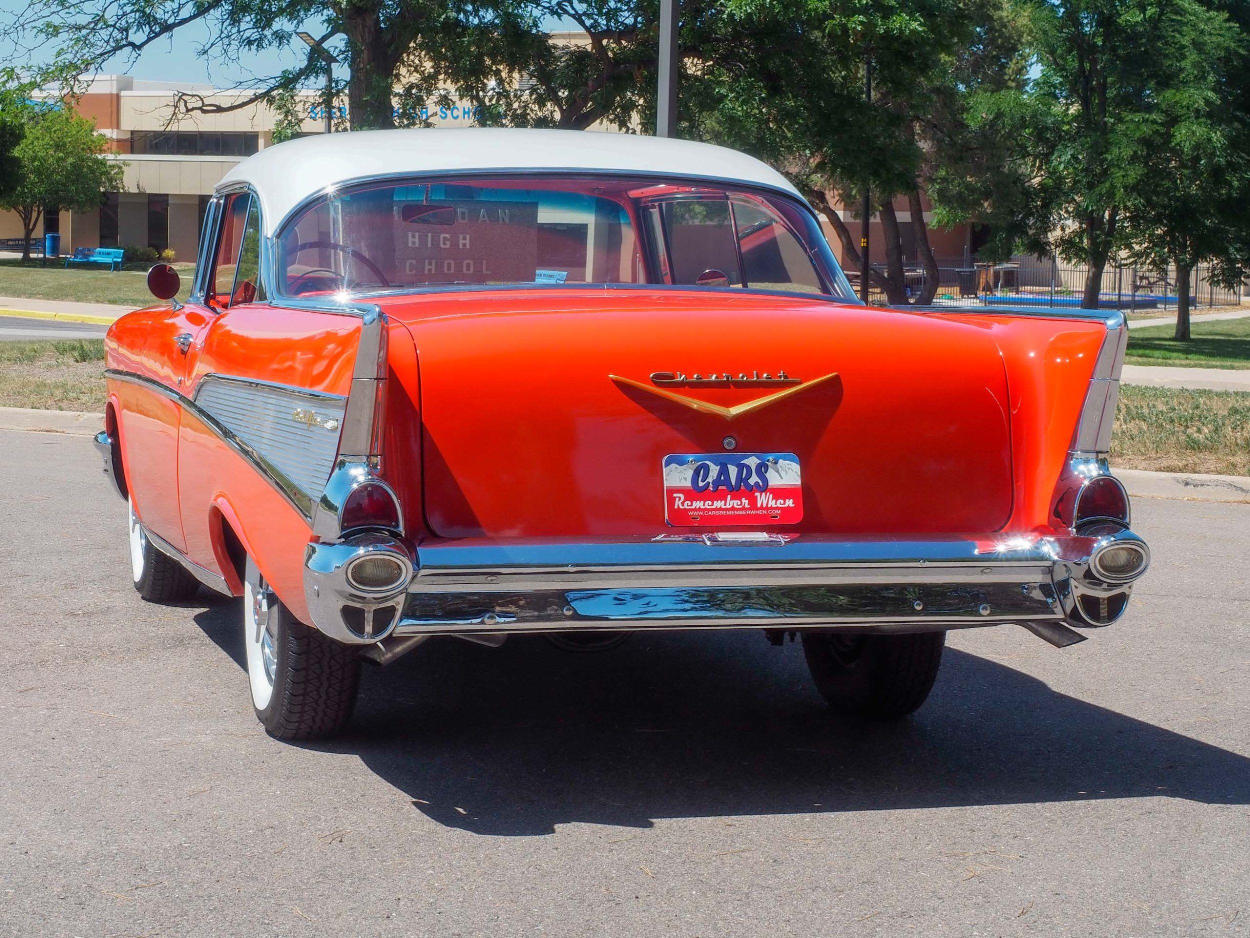1957 Chevrolet Bel Air Orange 