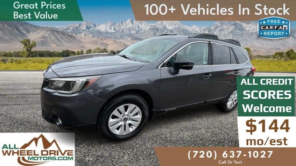 Gray 2018 Subaru Outback 2.5i Premium AWD Wagon All-Wheel Drive 6-Speed CVT