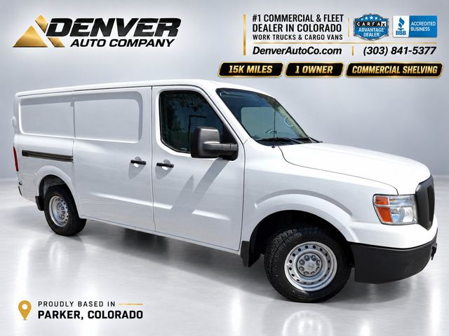 White 2018 Nissan NV Cargo Van Rear-Wheel Drive 5-Speed Automatic