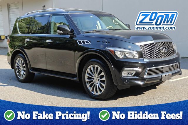 Black 2016 INFINITI QX80 SUV / Crossover 7-Speed Automatic