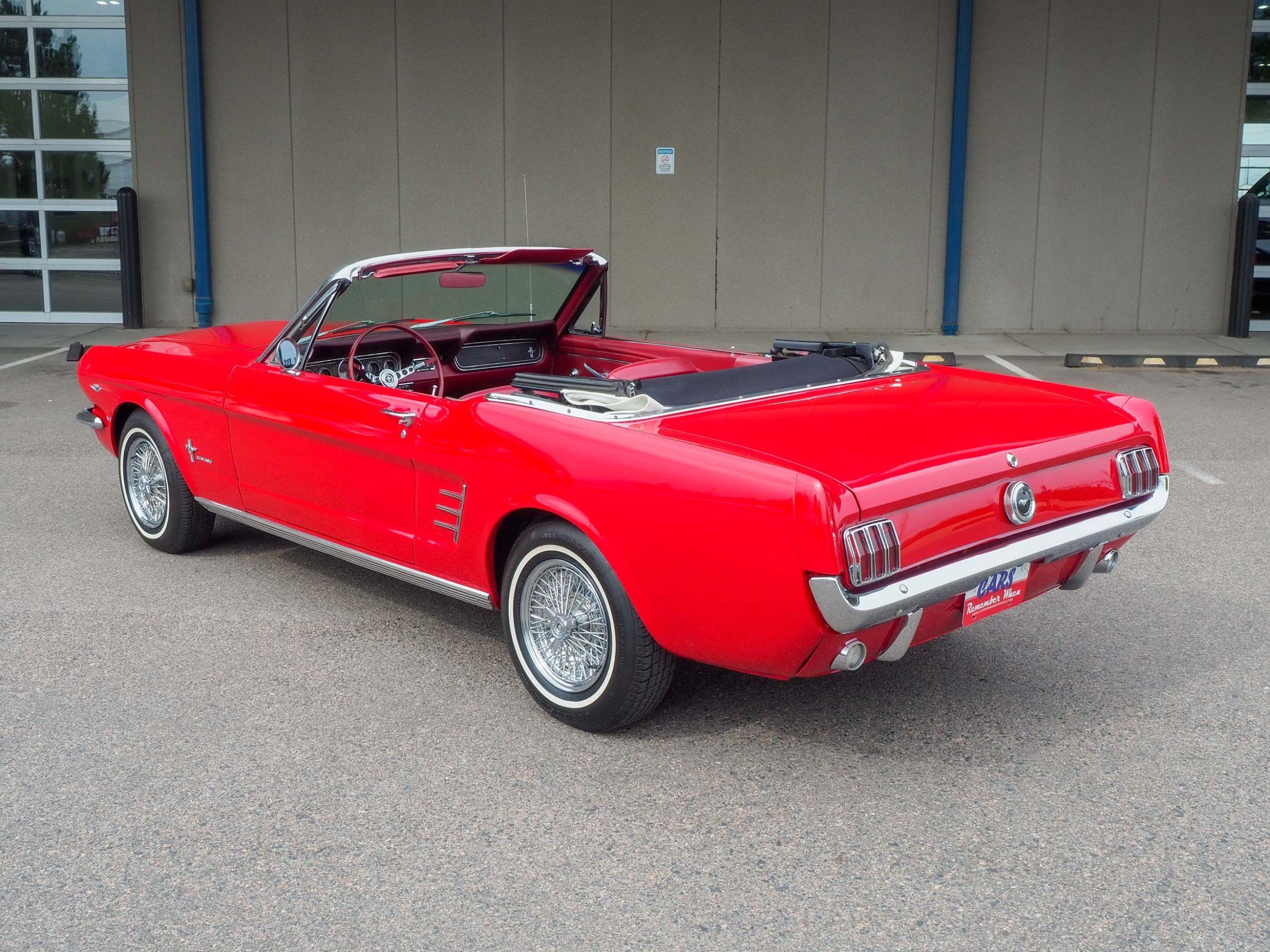 1966 Ford Mustang Red Convertible