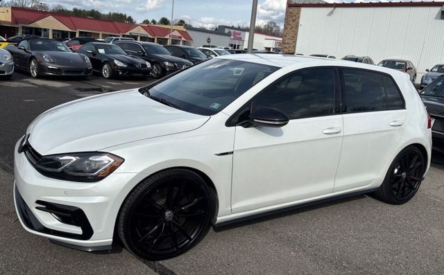 White 2019 Volkswagen Golf R AWD Hatchback All-Wheel Drive 6-Speed Manual