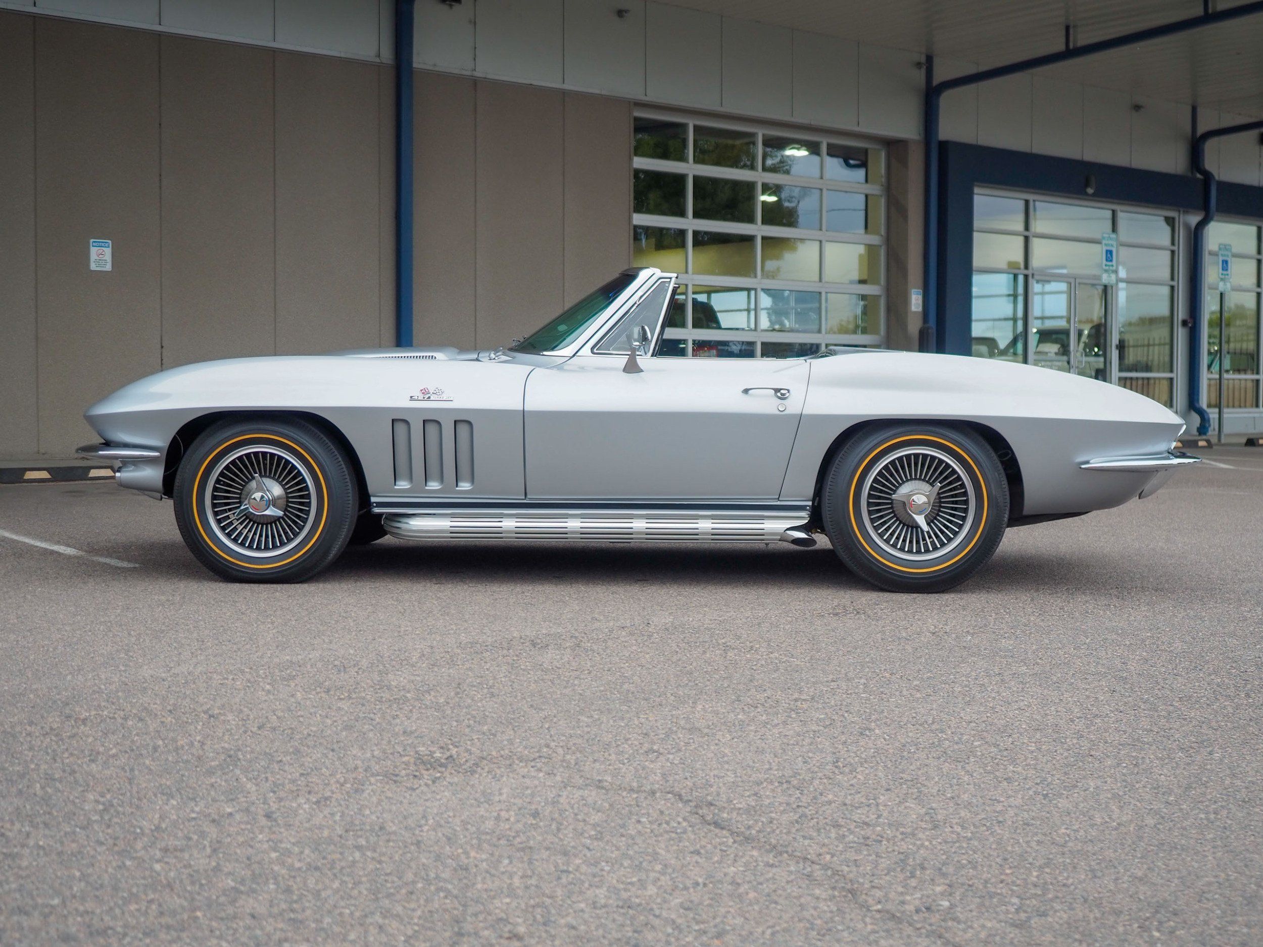 1966 Chevrolet Corvette Silver Roadster