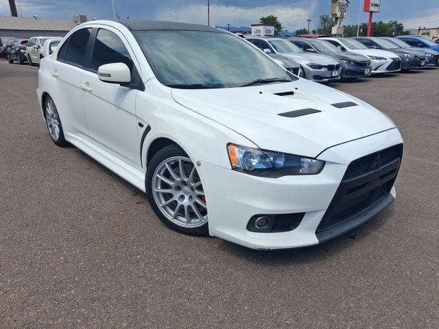 White 2015 Mitsubishi Lancer Evolution Sedan All-Wheel Drive 5-Speed Manual
