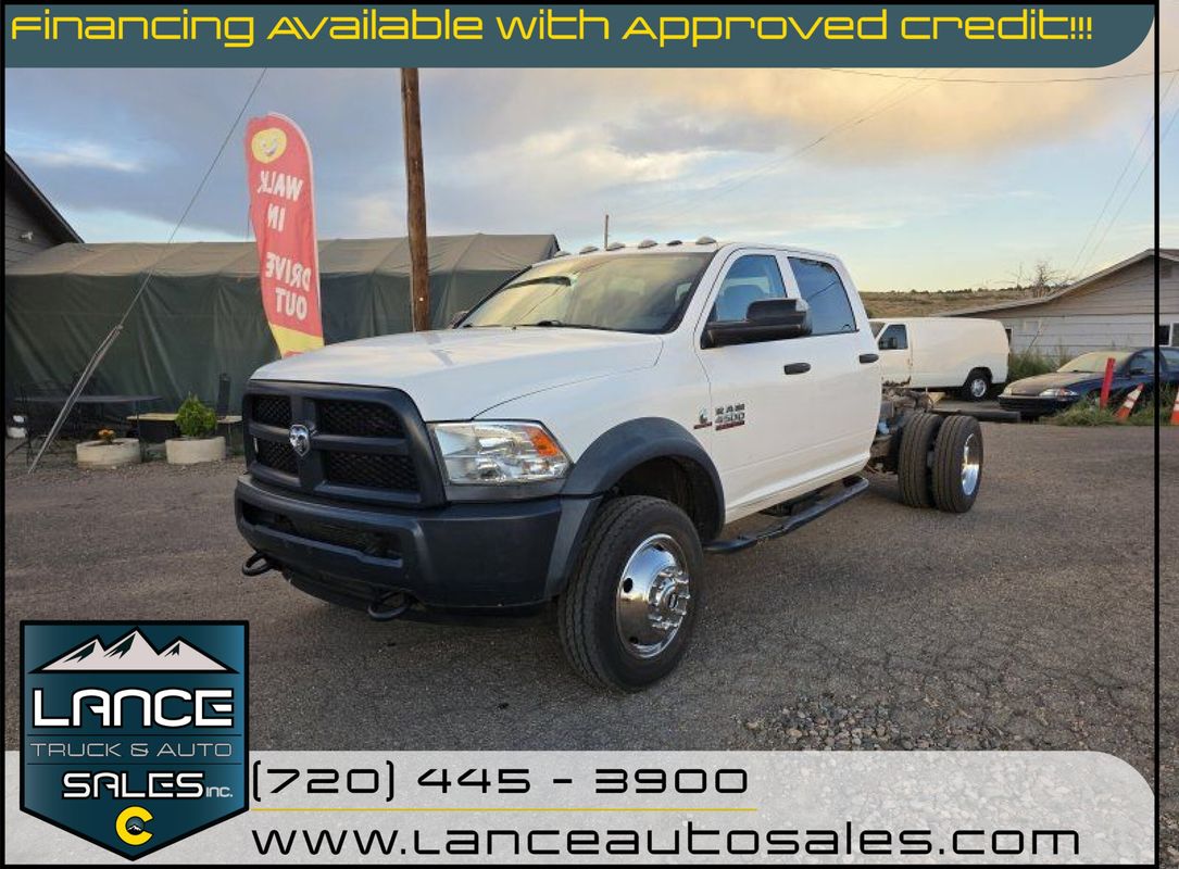 2016 Ram 4500 Chassis Tradesman/SLT/Laramie