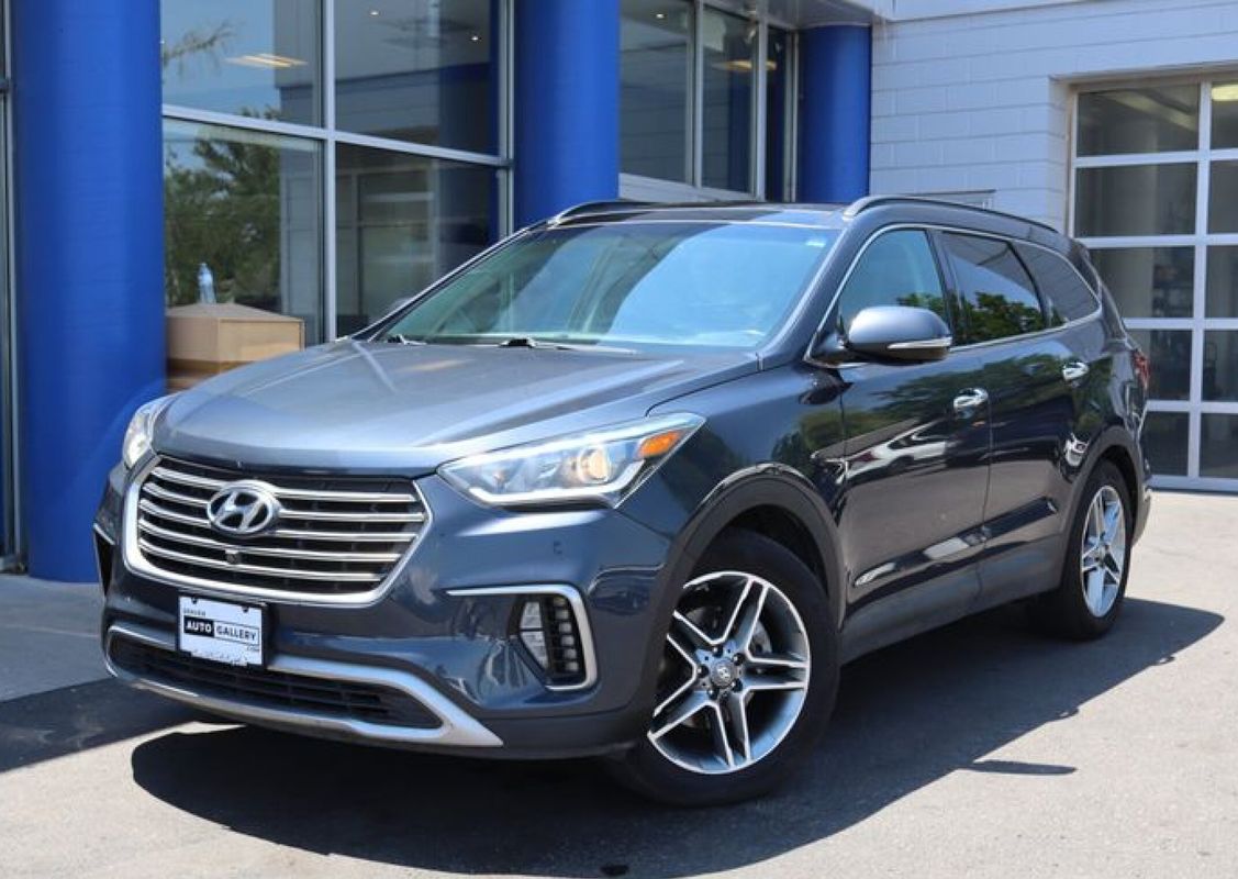Blue 2018 Hyundai Santa Fe SUV / Crossover All-Wheel Drive 6-Speed Automatic