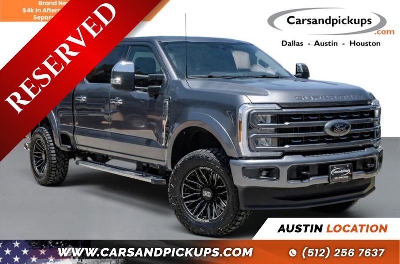 Gray 2025 Ford F-250 Super Duty Pickup Truck Four-Wheel Drive Automatic