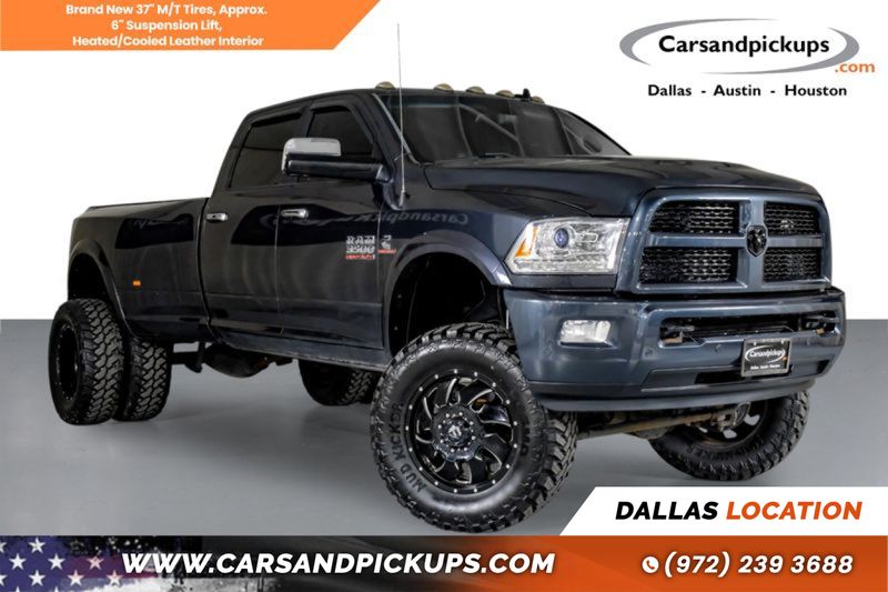 Gray 2018 RAM 3500 Pickup Truck Four-Wheel Drive 6-Speed Automatic