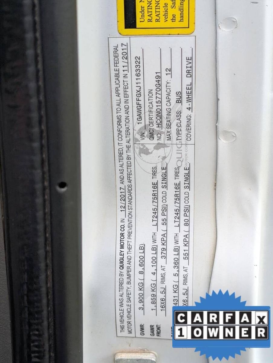 2018 Chevrolet Express 55