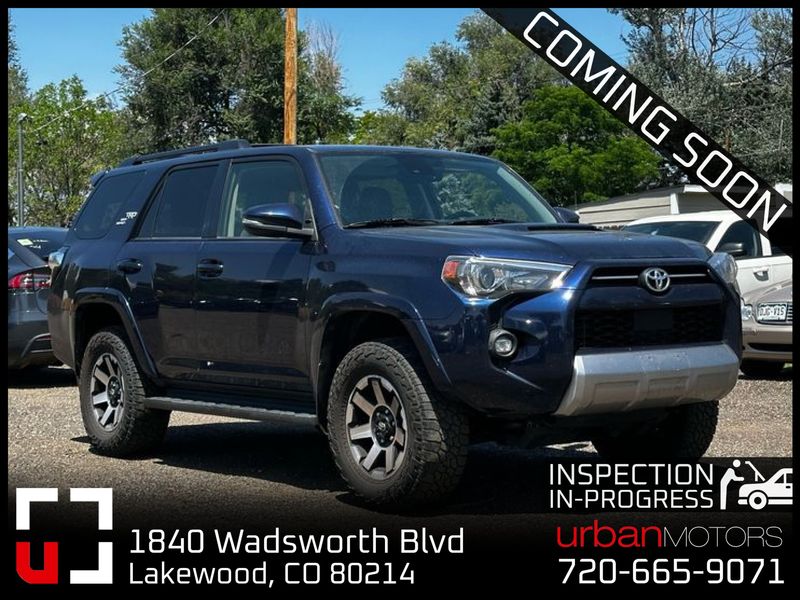 Blue 2021 Toyota 4Runner SUV / Crossover Four-Wheel Drive 5-Speed Automatic