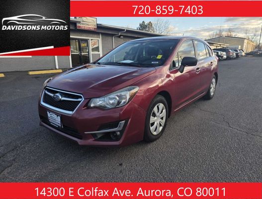 2015 Subaru Impreza 2.0I