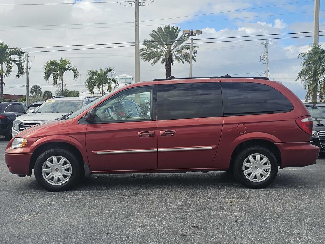 Red 2005 Chrysler Town & Country Touring FWD Minivan 4-Speed Automatic