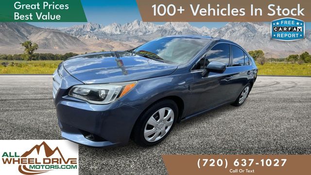 Blue 2017 Subaru Legacy 2.5i Premium AWD Sedan All-Wheel Drive 6-Speed CVT
