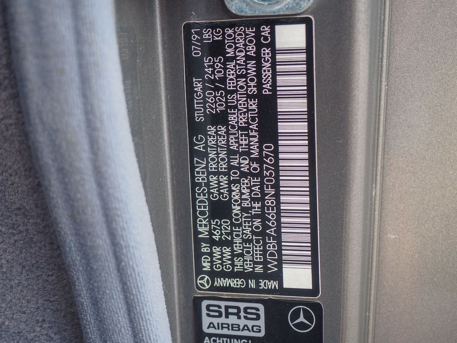 1992 Mercedes-Benz 500-Class 44