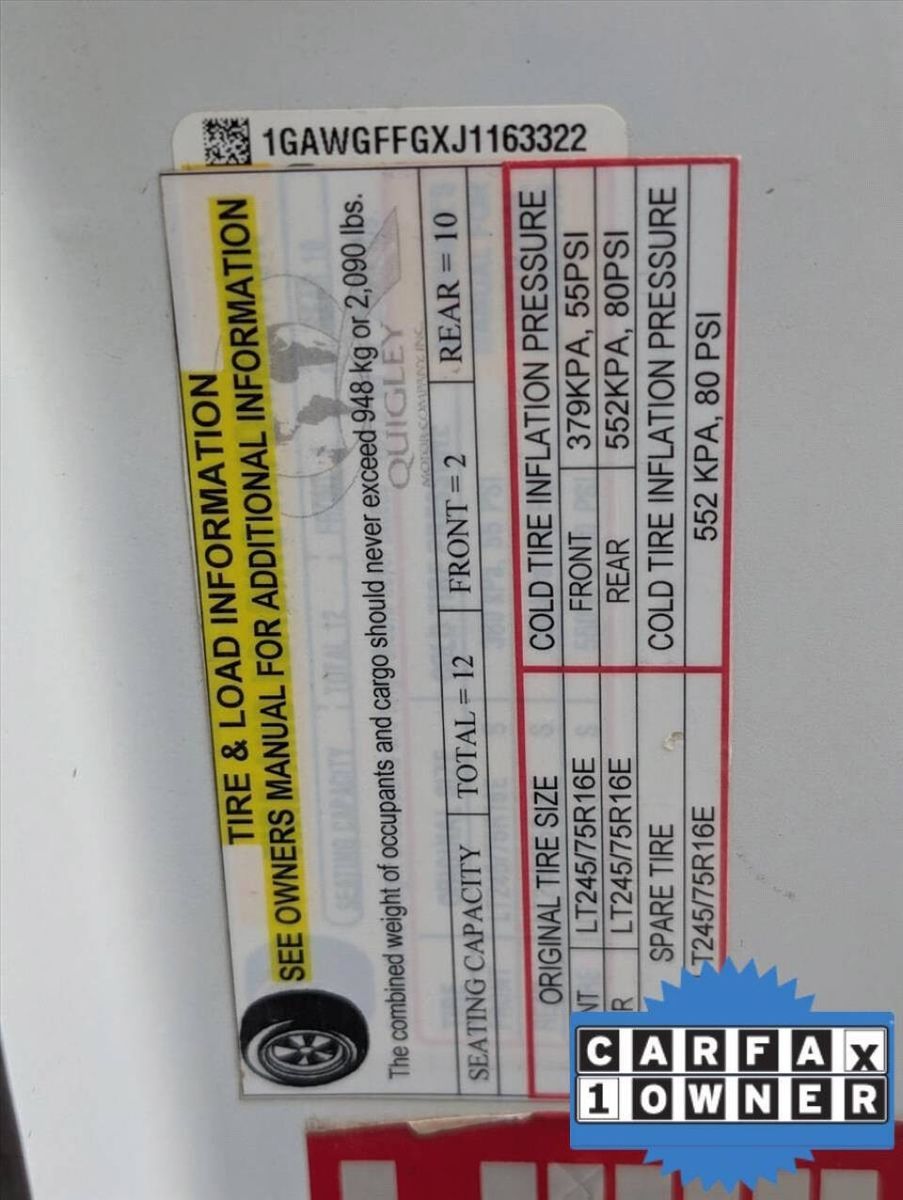 2018 Chevrolet Express 61