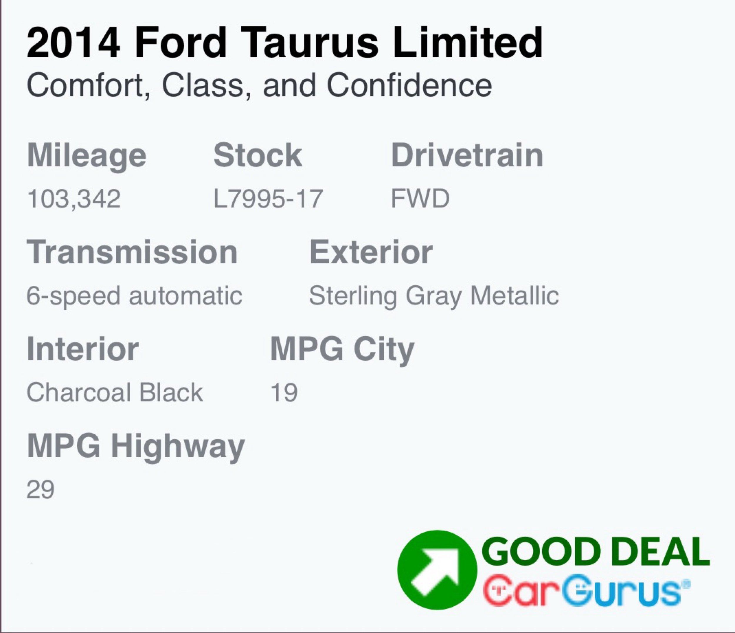 2014 Ford Taurus Limited's photo
