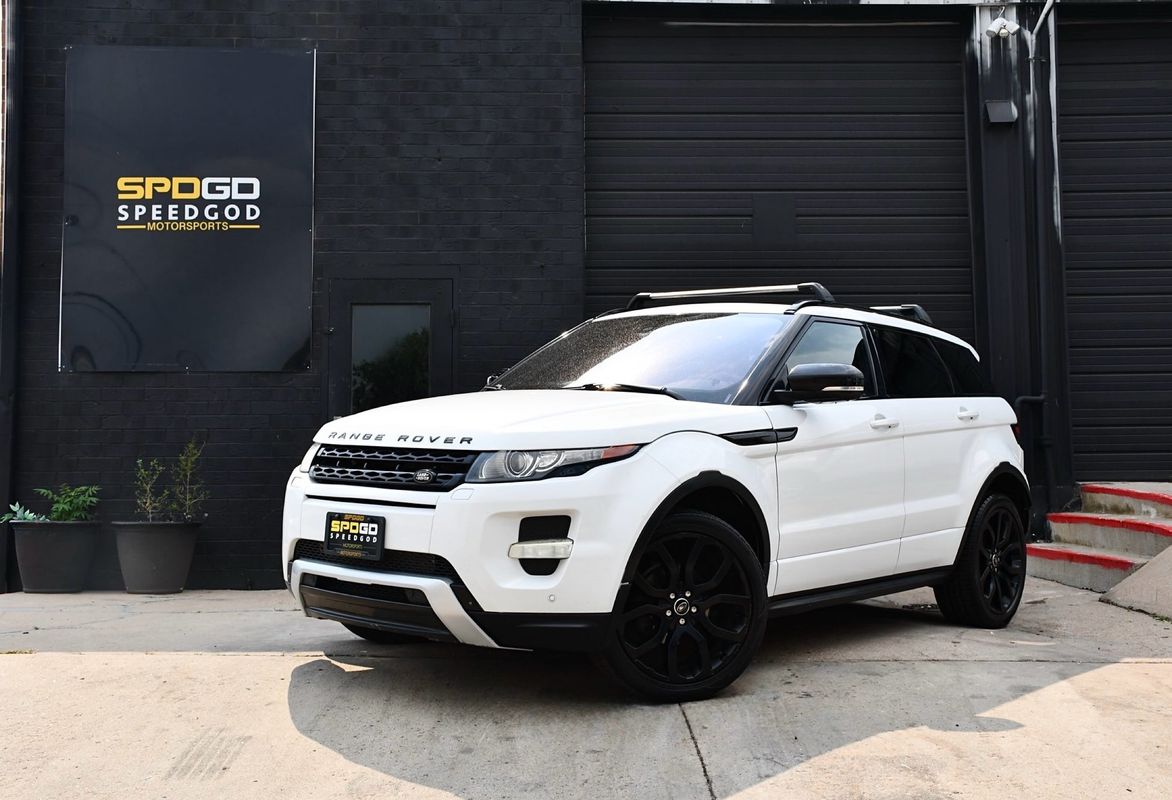 White 2013 Land Rover Range Rover Evoque SUV / Crossover All-Wheel Drive 6-Speed Automatic