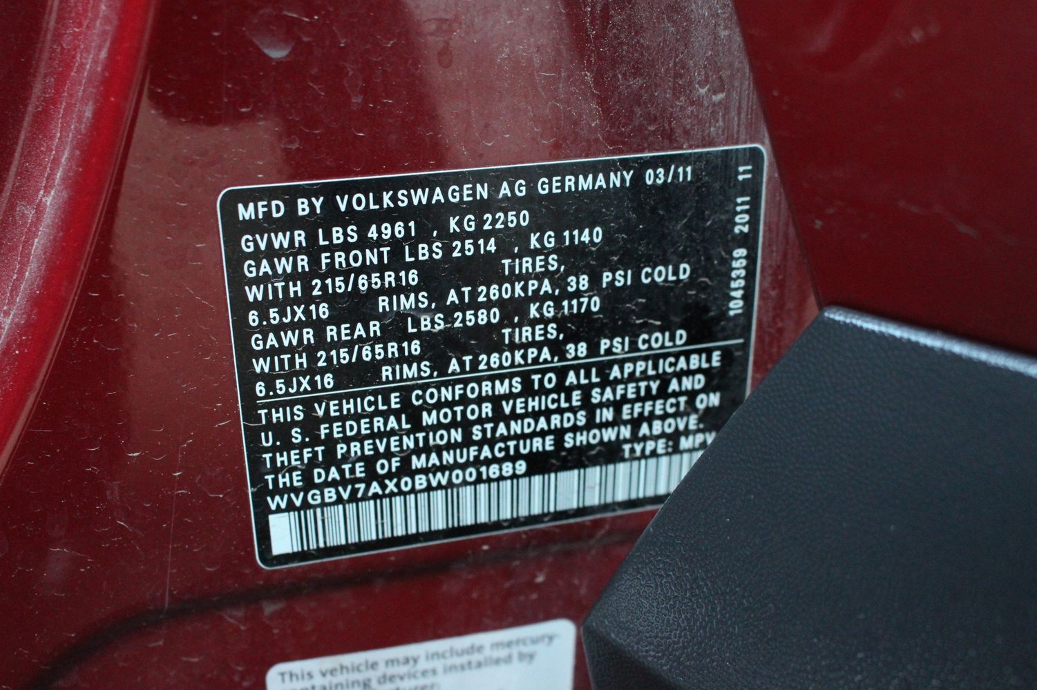 2011 Volkswagen Tiguan S 4Motion Victory Motors of Colorado