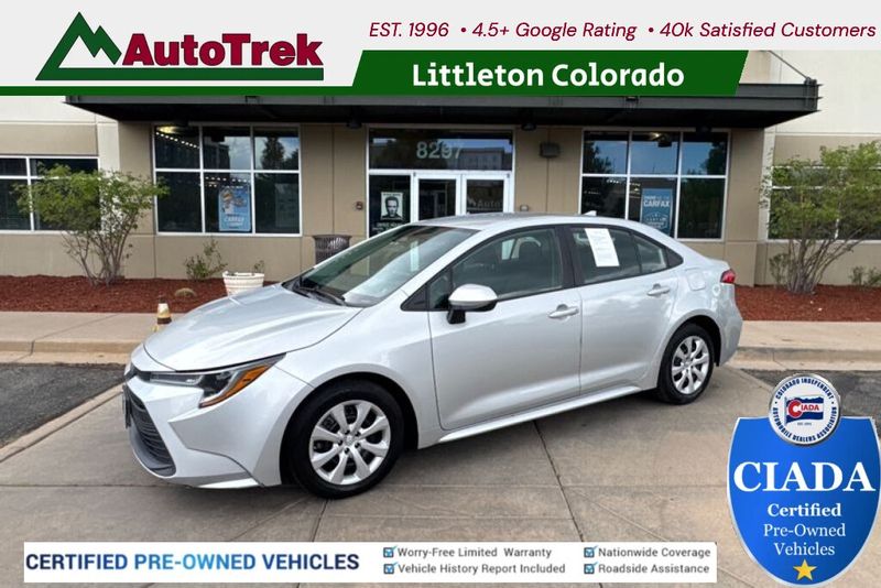 Silver 2023 Toyota Corolla Sedan Front-Wheel Drive Continuously Variable Transmission