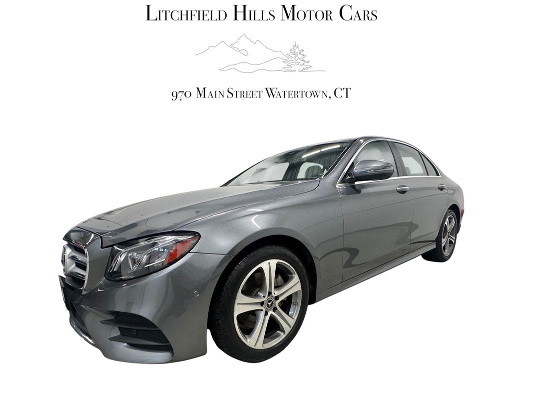 Gray 2018 Mercedes-Benz E-Class Sedan All-Wheel Drive 9-Speed Automatic