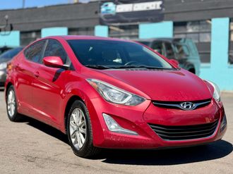 Red 2014 Hyundai Elantra SE FWD Sedan Front-Wheel Drive 6-Speed Automatic