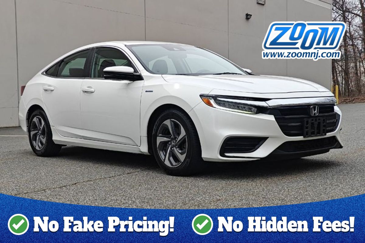 White 2019 Honda Insight EX Sedan FWD Sedan Front-Wheel Drive Continuously Variable Transmission