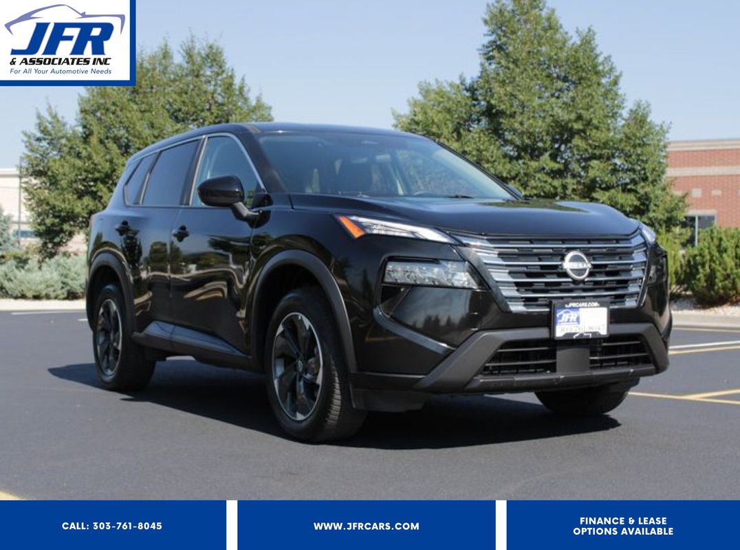Black 2024 Nissan Rogue SUV / Crossover All-Wheel Drive Continuously Variable Transmission