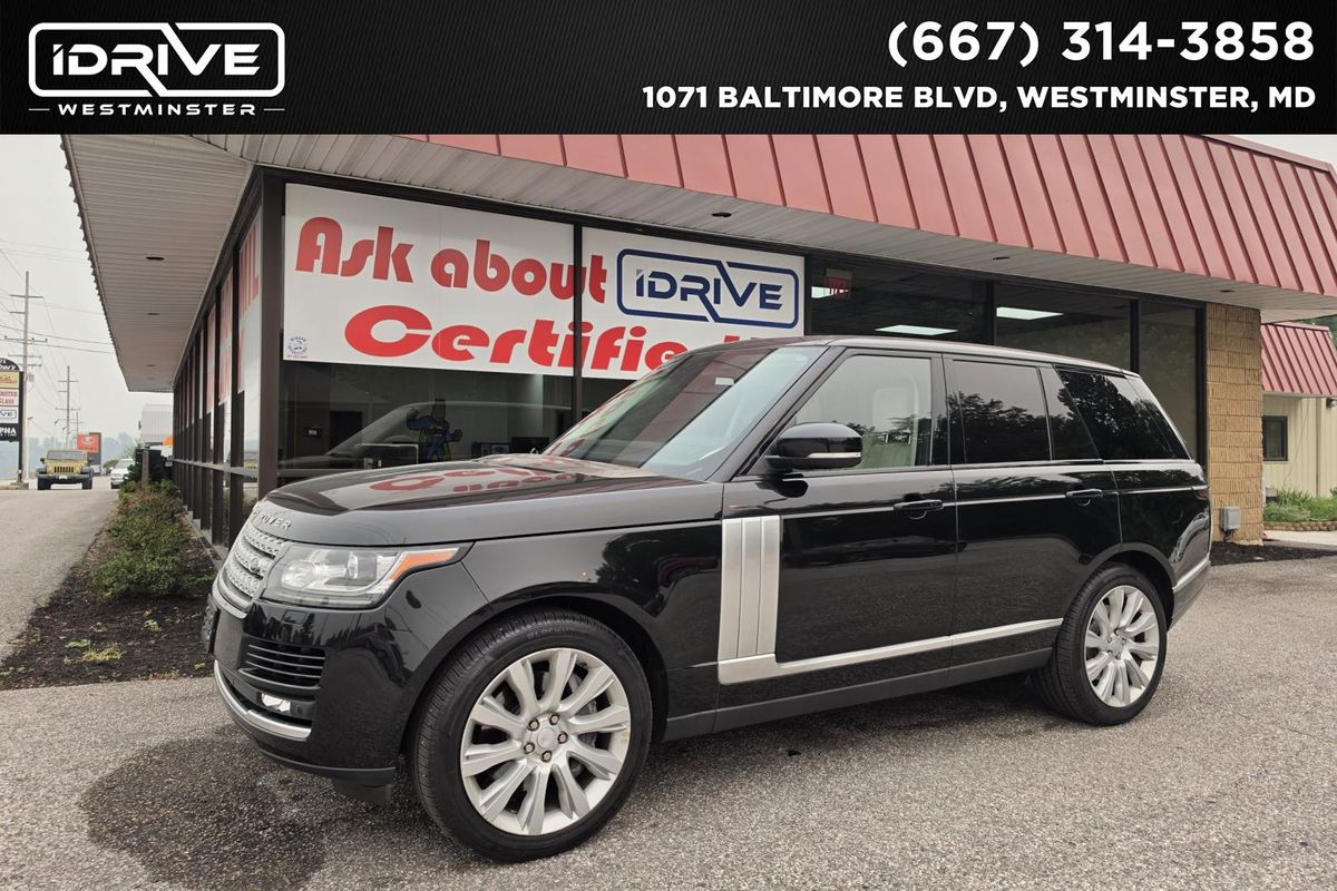Black 2017 Land Rover Range Rover SUV / Crossover All-Wheel Drive 8-Speed Automatic
